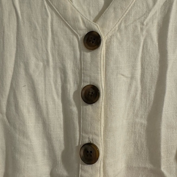 Princess polly te amo white button down shift dress - Picture 4 of 6